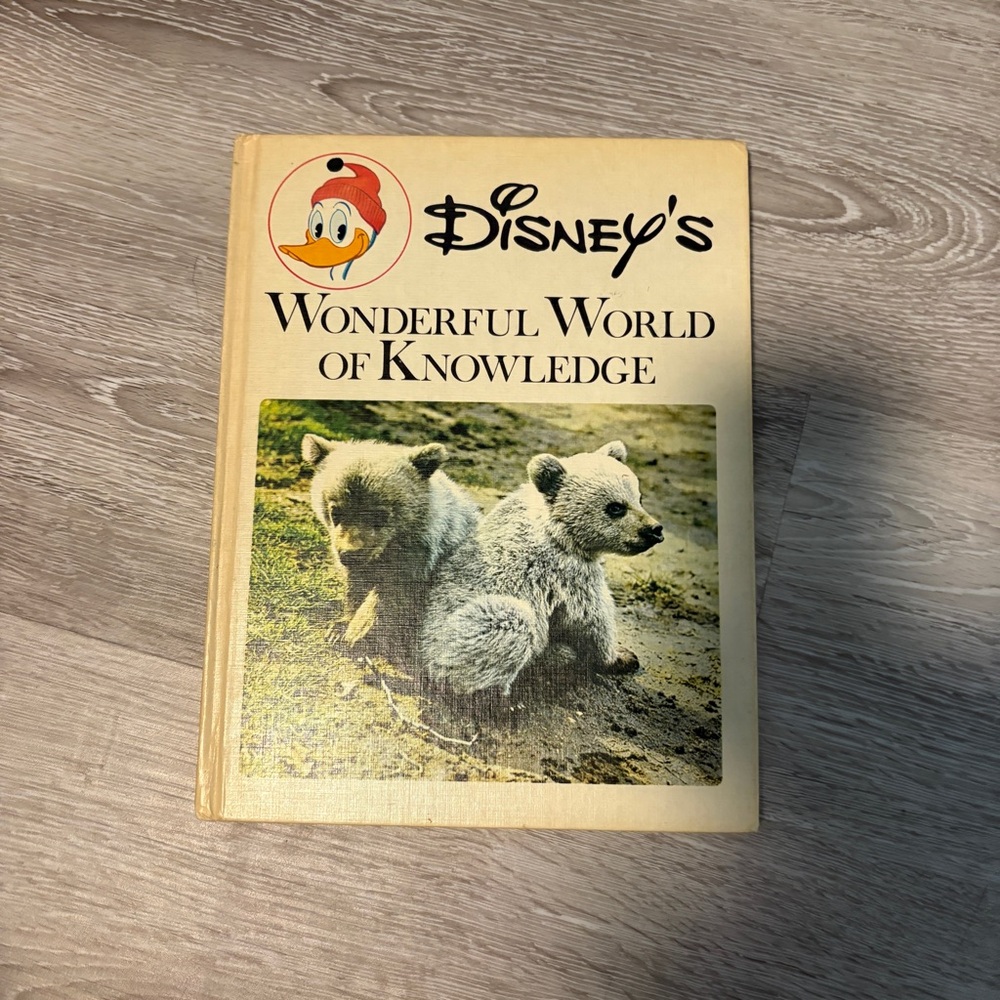 Vintage Disney's Wonderful World of Knowledge Book